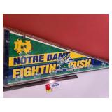 Notre Dame FIghting Irish Pennant Clock