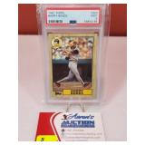 1987 Topps Barry Bonds PSA 9