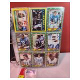 Binder Indianapolis Colts Trading Cards Mid 80