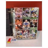 Binder 1994-95 Indianapolis Colts Trading Cards