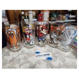 Vintage Pepsi Collector Series Glasses Assorted