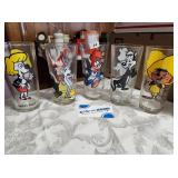 Vintage Pepsi Collector Series Glasses Assorted