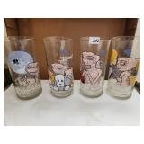 Vintage Pizza Hut E.T Glasses 1982