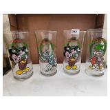 Disney Christmas Glasses 1982