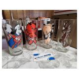 Vintage Pepsi Collector Series Glasses Assorted