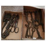 Assorted Vintage wrenches, Snips, & More