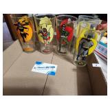 Vintage Pepsi Super Series DC Batman Series Glasse