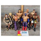 Wrestling Action Figures Assorted Lot