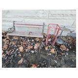 Bench with Plant Stands