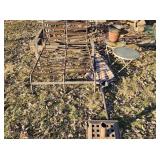 Patio Chaise Lounge, Tables & Umbrella