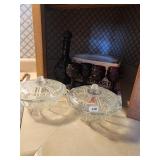 VIntage Candy Dish Pair, Avon Ruby Red & More