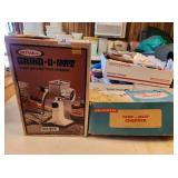 Meat & Food Grinder Pair