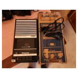 Vintage Panasonic Portable Cassette Recorder