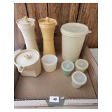 Vintage Tupperware Vinegar & Oil,  Creamer & more