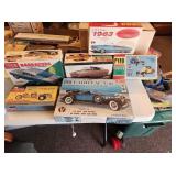 Vintage Model Car Kit Boxes (NO MODELS)