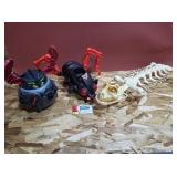 Vintage MOTU Spydor, Monstroid, Battle Bones