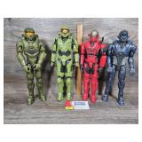 Halo Action Figures (4)