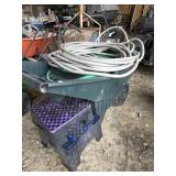 Wheelbarrow w/ Garden Hose