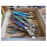 Channellocks & Adjustable Wrench