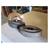 Vintage Sad Irons w/ Handle