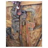 Assortment of Pipe Wrenches