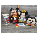 Vintage Disney Mickey Mouse Piggy Bank & More