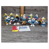Vintage Schleich Smurfs Lot (12)