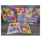 Lisa Frank 3 Ring Binder & Folders