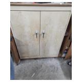 Metal Storage Cabinet FULL Scrap Wood