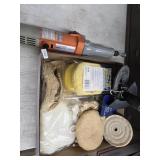 Polishing Pads & Chicago Elec Long Shaft Die Gndr