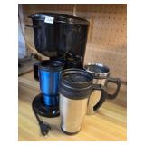 Coffee Maker & Mugs