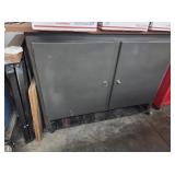 Metal Cabinet/ Tool Chest w/ Workbench Surface