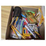 Markers, Colored Pencils, etc