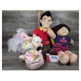 Cabbage Patch Kid & Assorted Plush Lot