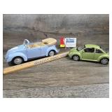 Maisto 1951 Volkswagen Cabriolet  & New Beetle