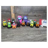 Amung Us Figures & Rubber Stamps