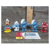 Rare Vintage Schleich Smurf  Figures