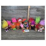 Vintage 1980's Russ Troll Dolls