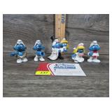 Rare Vintage Schleich Smurf  Figures