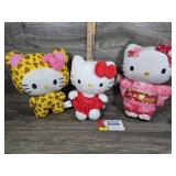 Hello Kitty Plush Trio