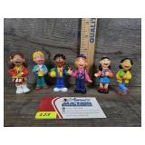 Vintage PBS 'The Puzzle Place' PVC Figures