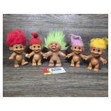 VIntage Thomas Dam & Russ Troll Dolls