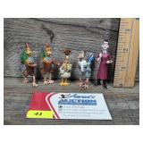 Vintage Chicken Run Figures