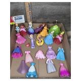 Disney Polly Pocket Figures w/ Assorted Dresses