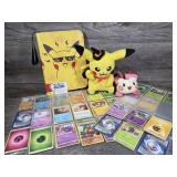 Pokemon Cards & Plush Pair