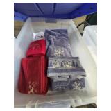 Tub of Christmas Softgoods