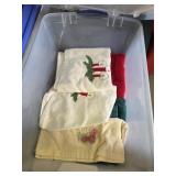 Tub of Christmas Softgoods