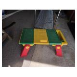 Vintage Lego Building Table & Sidewalk Chalk