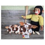 Vntg. Mr, Bim Zip Zippy Monkey & Gizmo Trio