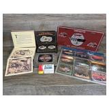 Harley Davidson Post Cards, Corvette Trading Cards
